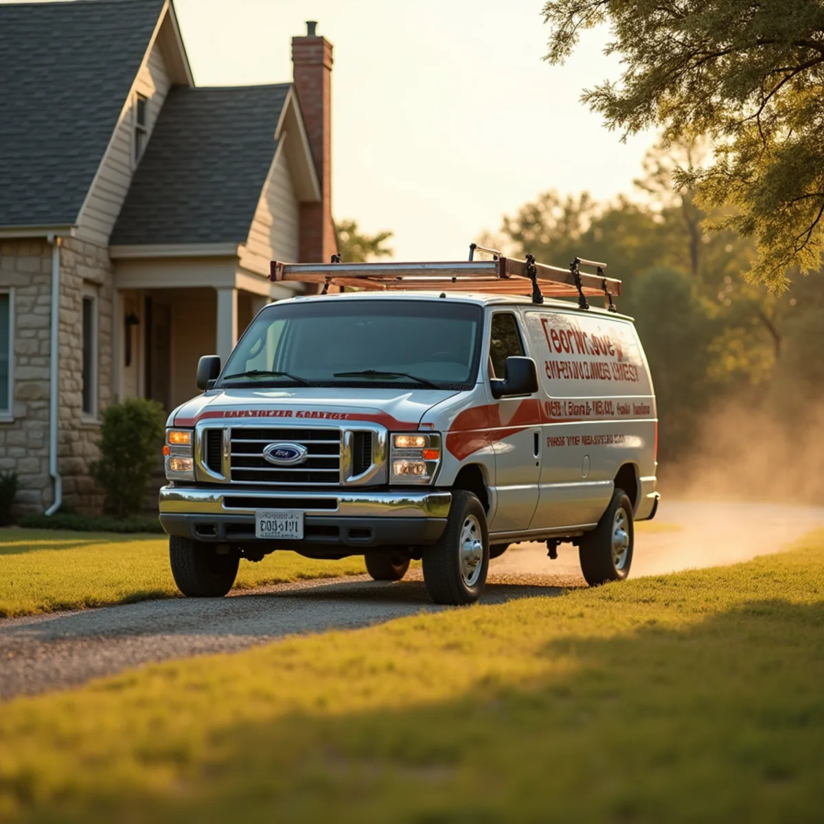 Stephenville Plumbing Pros master plumbing service truck in Carlton, TX