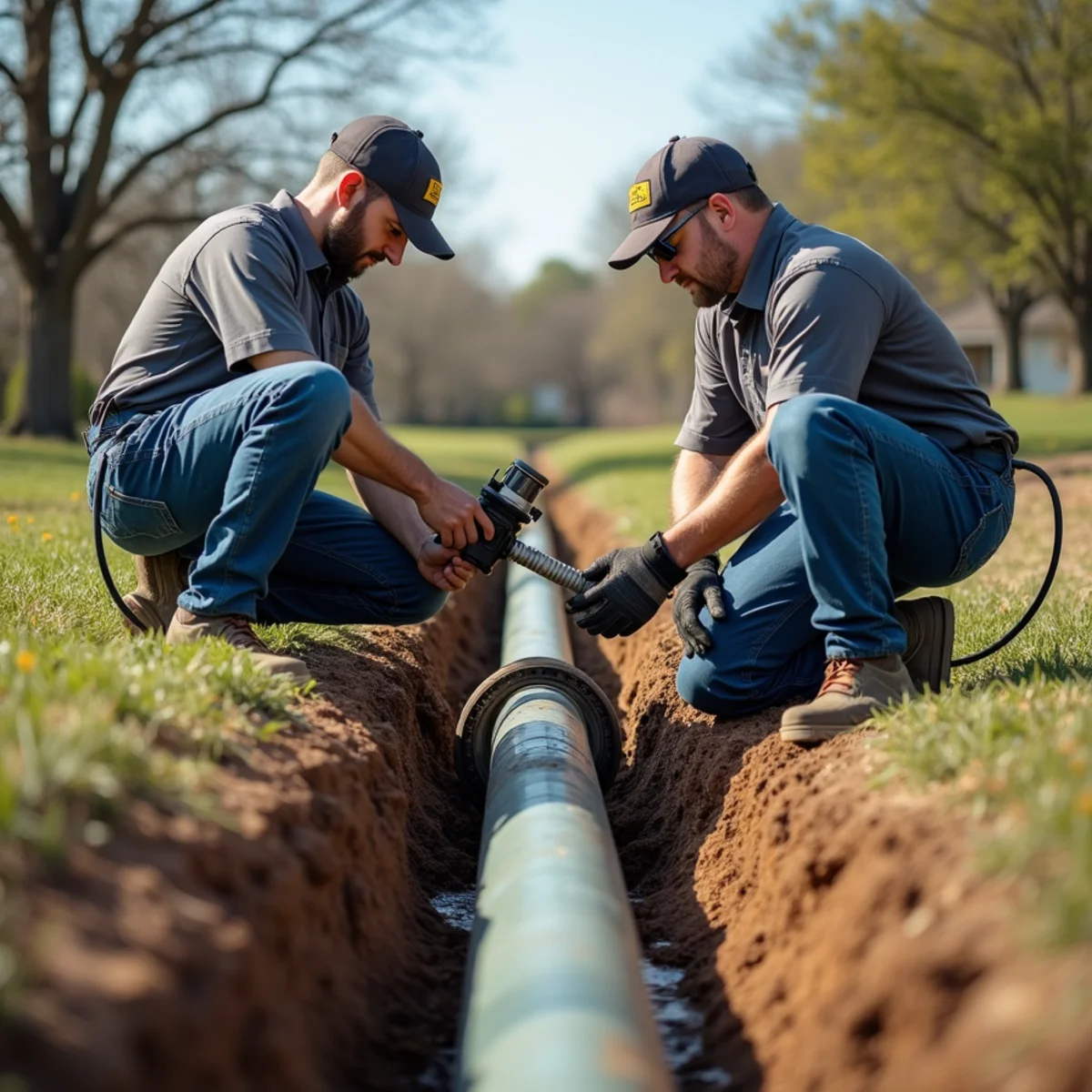 Stephenville Plumbing Pros master plumbing service truck in Cleburne, TX