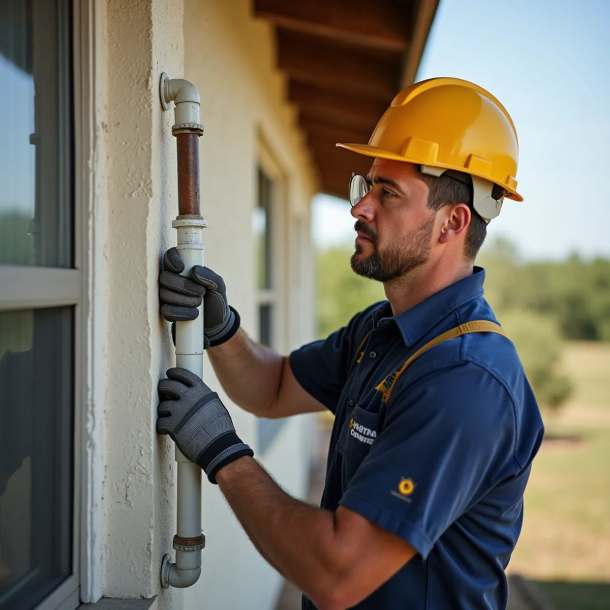 Stephenville Plumbing Pros master plumbing service truck in Clyde, TX