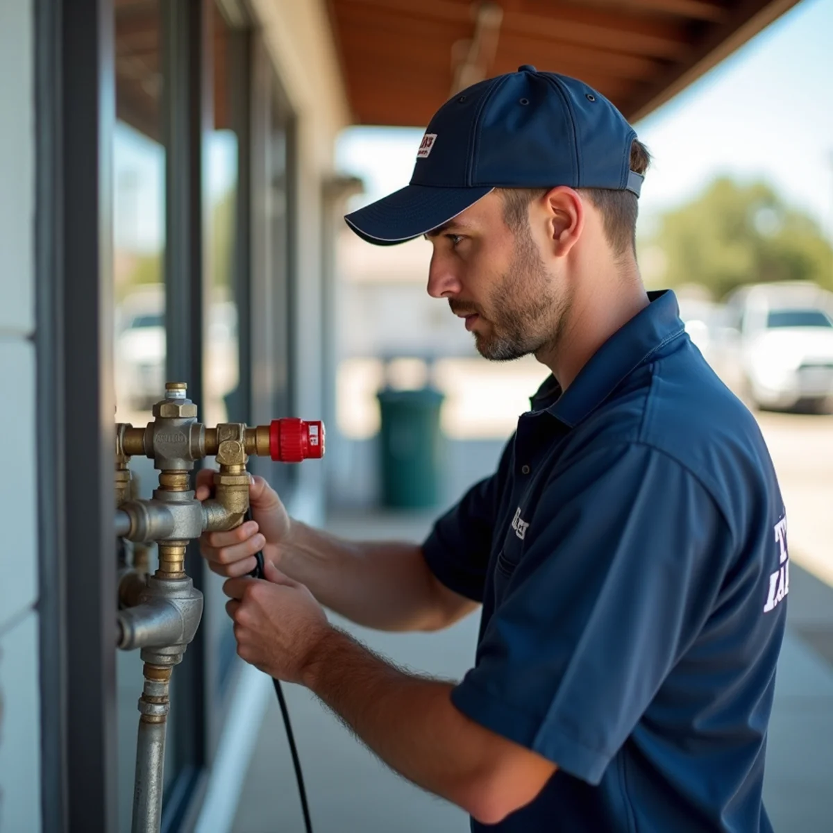 Stephenville Plumbing Pros master plumbing service truck in Early, TX