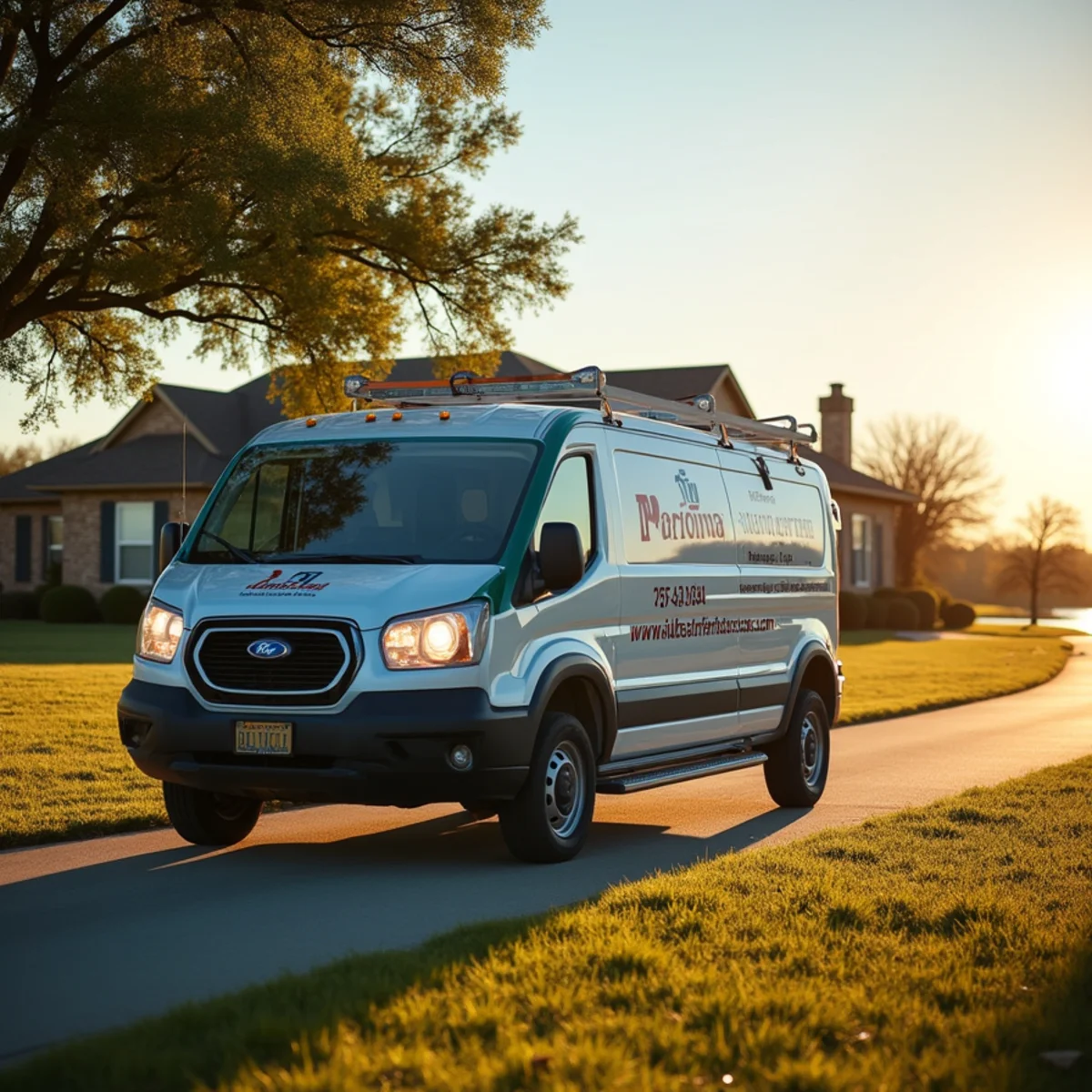 Stephenville Plumbing Pros master plumbing service truck in Graford, TX