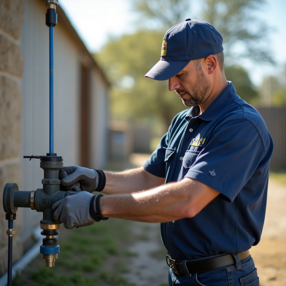 Stephenville Plumbing Pros master plumbing service truck in Hillsboro, TX