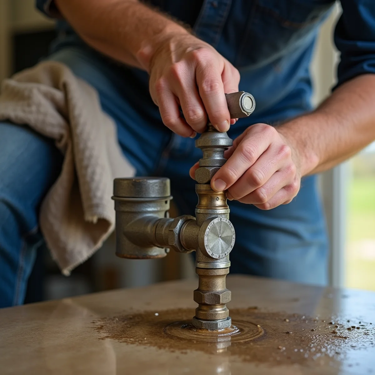 Stephenville Plumbing Pros performing 24/7 Emergency Plumbing step by step