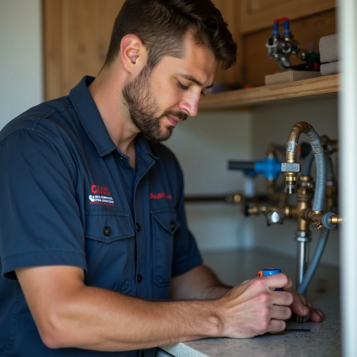 Stephenville Plumbing Pros performing Whole-Home Repiping step by step