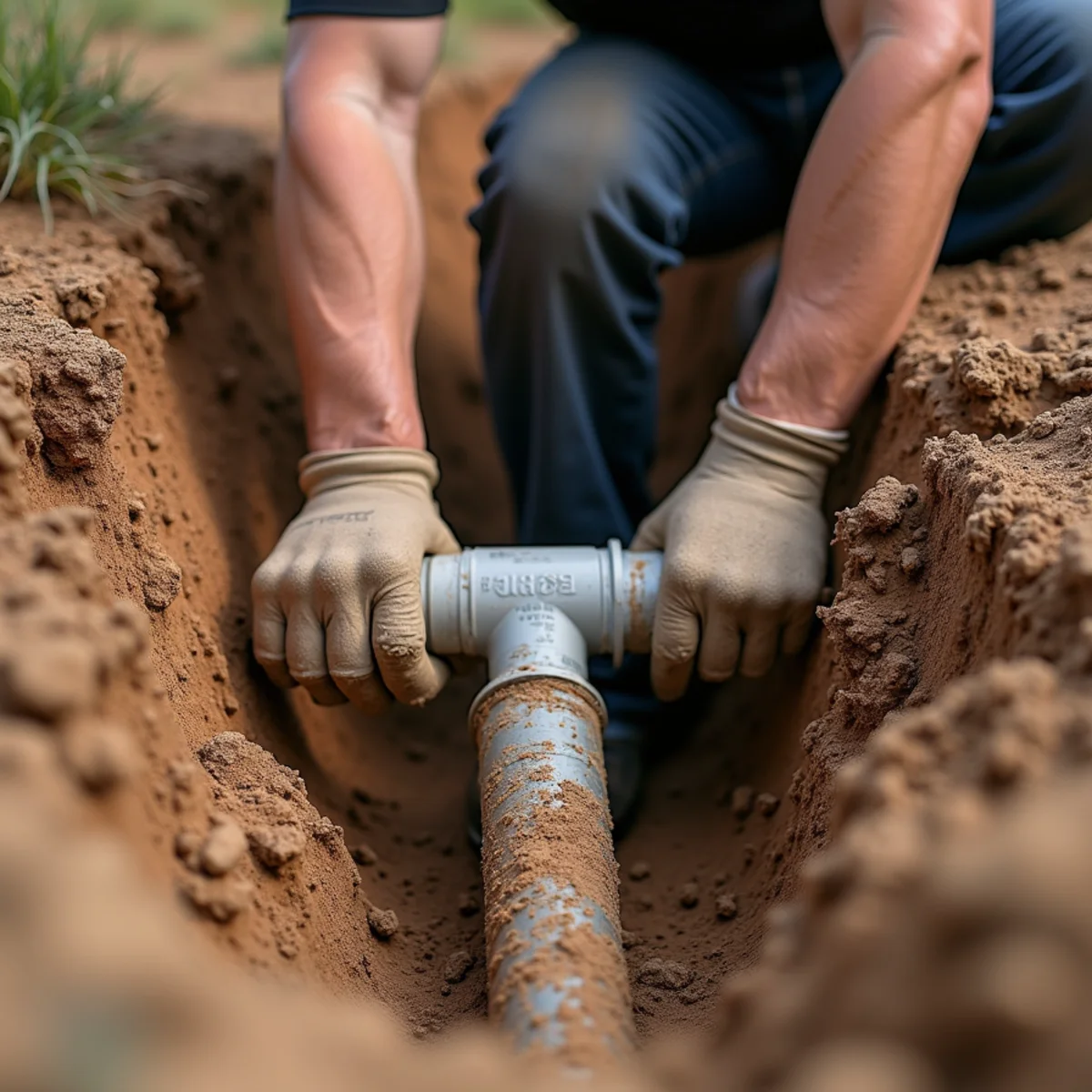 Stephenville Plumbing Pros performing Sewer Line Repair & Replacement step by step