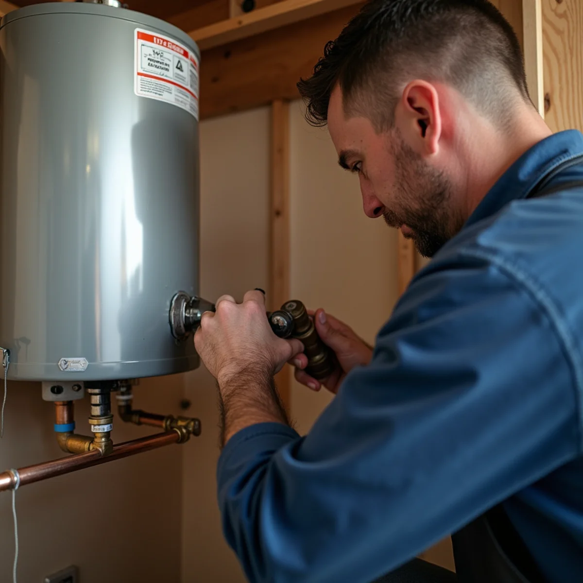 Licensed Stephenville Master Plumber performing Water Heater Repair & Replacement in Stephenville, TX